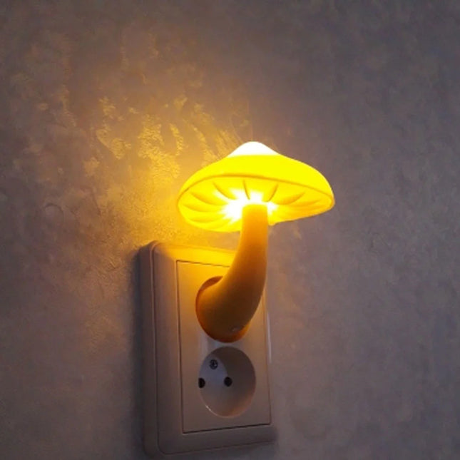 LED natlampe til stikkontakt svamp