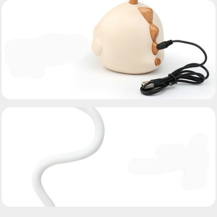 Dinosaur LED sengelampe med penneholder