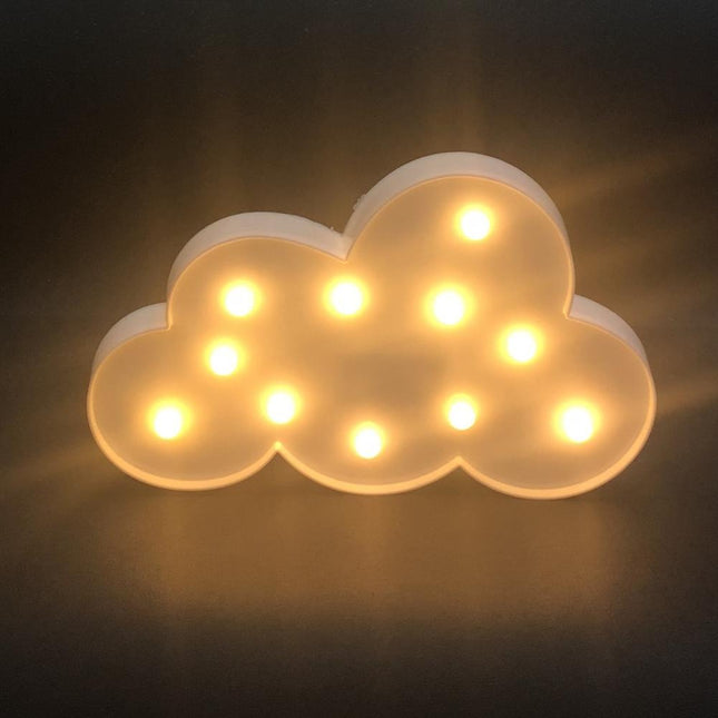 Sød sky LED lampe til pynt