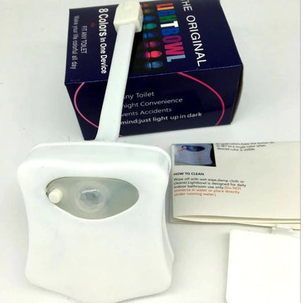 Toilet LED lys med bevægelsessensor