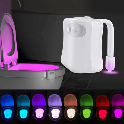 Toilet LED lys med bevægelsessensor