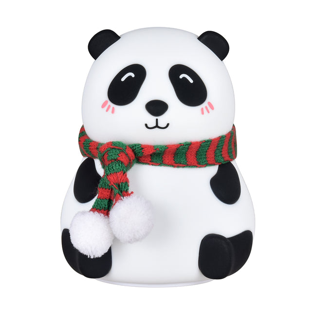Sød panda natlampe i blød silikone