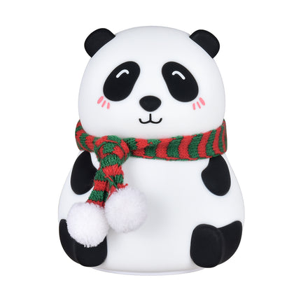 Sød panda natlampe i blød silikone