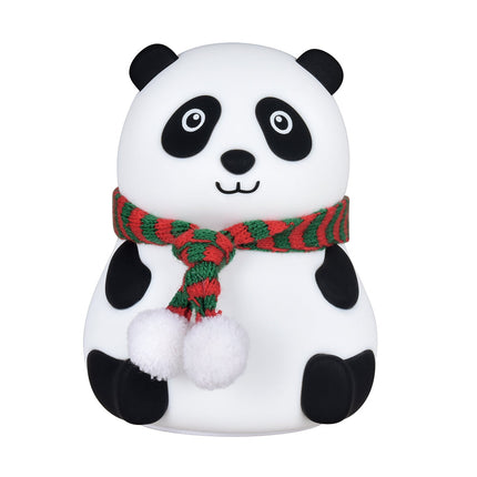 Sød panda natlampe i blød silikone