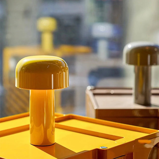 Trådløs svampelampe i italiensk design