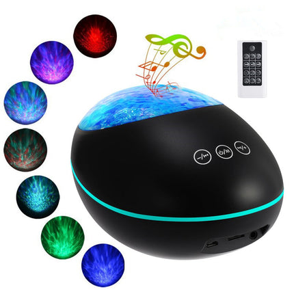 Farverig galakse projektor lampe med Bluetooth