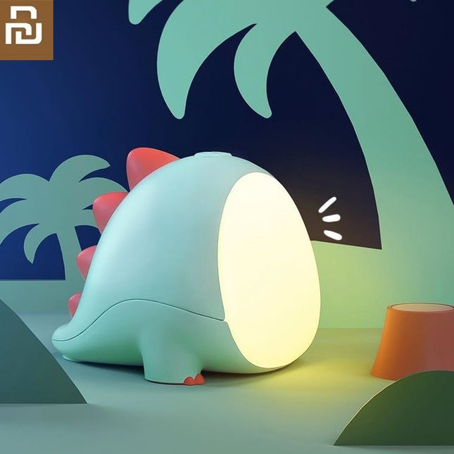 Dinosaur natlampe i silikone til børn