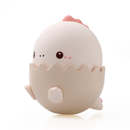 Farverig LED dinosaurus natlampe i æg