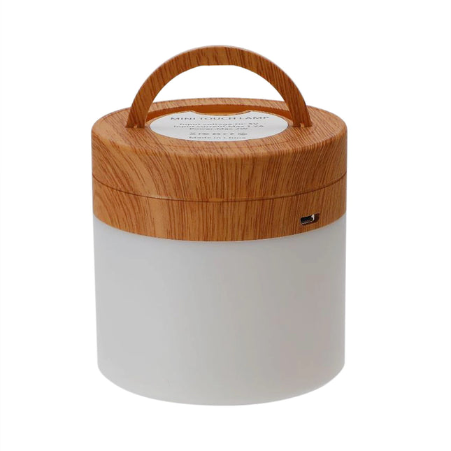 Farverig LED bordlampe med touch