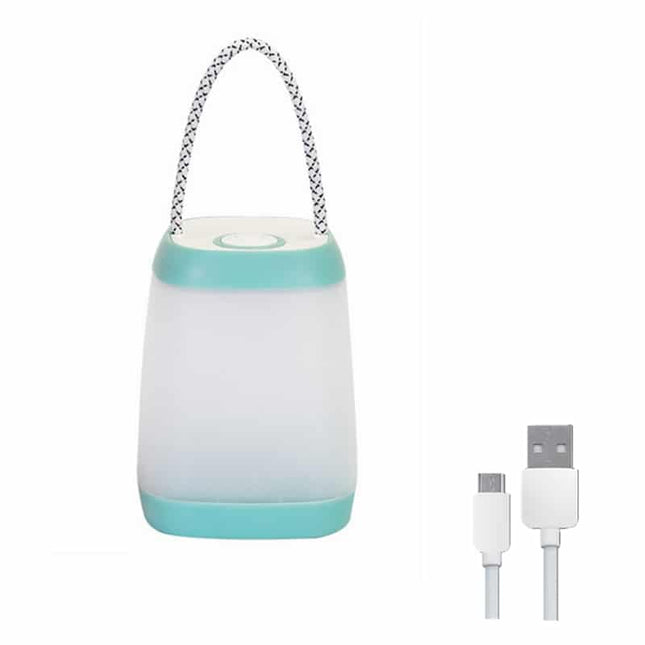 Transportabel genopladelig lanterne med USB