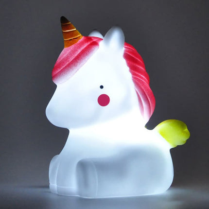 Sød mini enhjørning LED natlampe