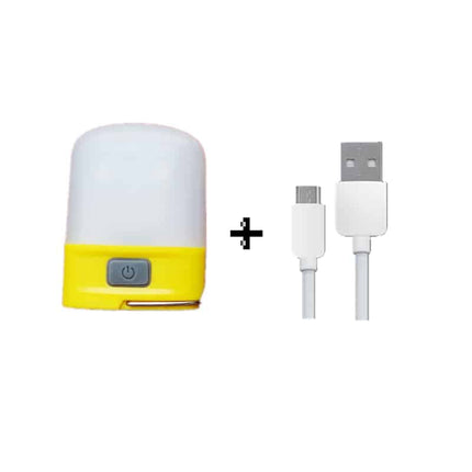 Genopladelig mini lomme natlampe til camping