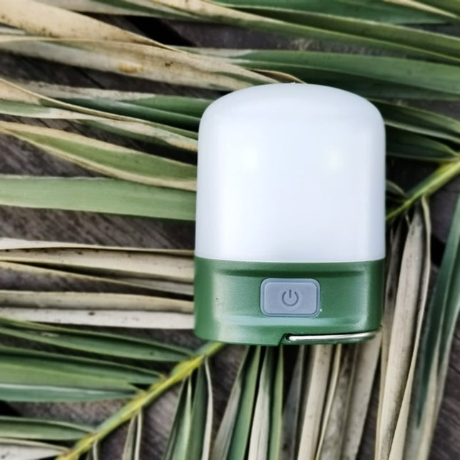 Genopladelig mini lomme natlampe til camping