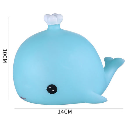 Lille natlampe formet som en hval