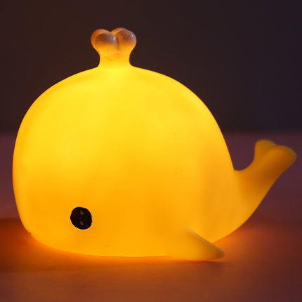 Lille natlampe formet som en hval