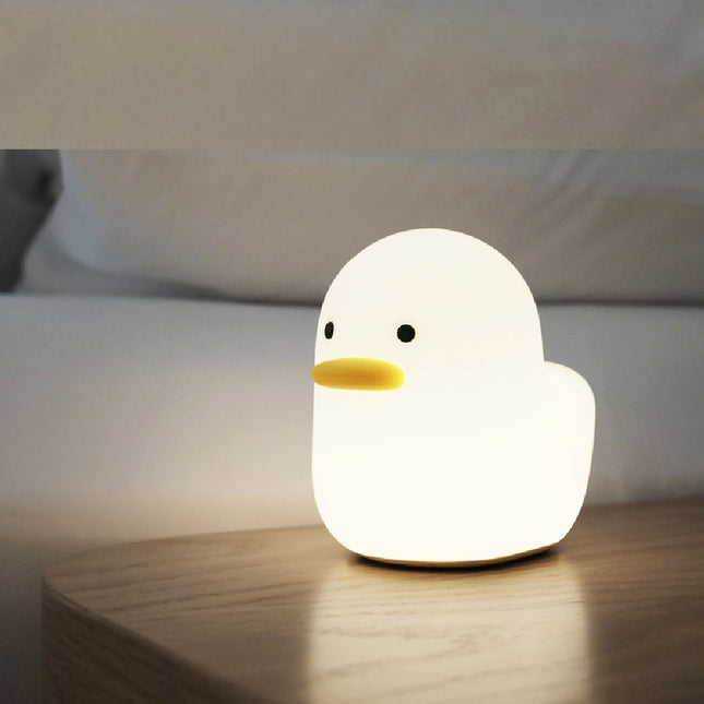 Lille and natlampe i silikone med timer