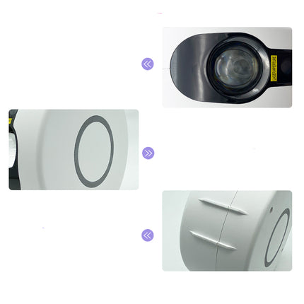 Farverig galakse projektor med tåge effekt