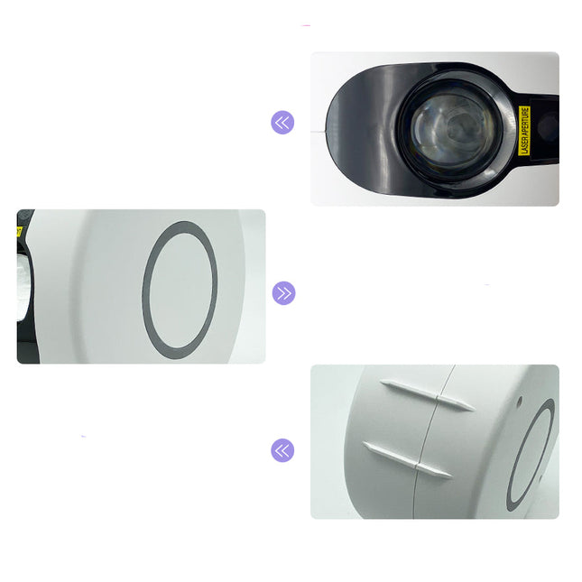 Farverig galakse projektor med tåge effekt