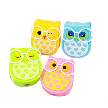 Sød ugle LED natlampe til stikkontakt