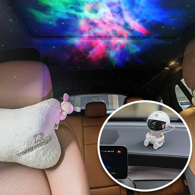Hvid astronaut stjernehimmel LED projektor