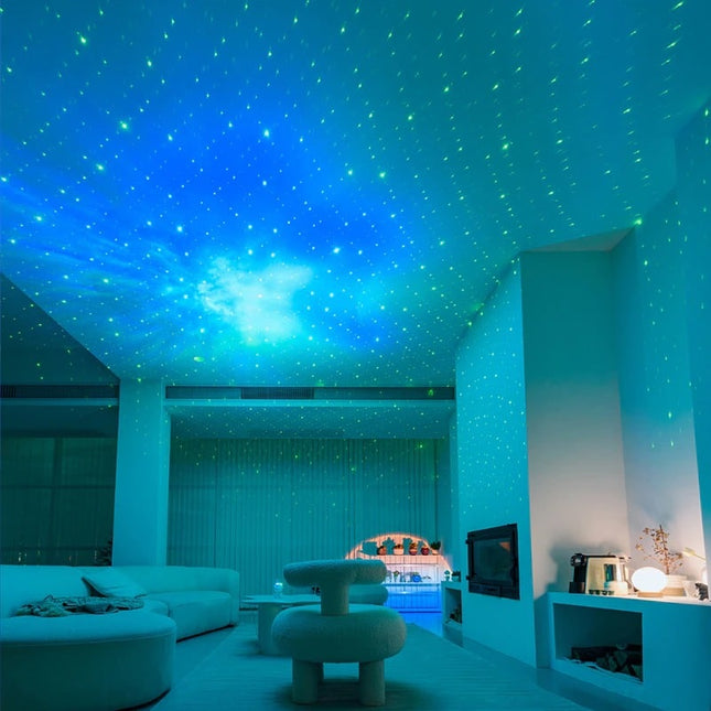 Hvid astronaut stjernehimmel LED projektor