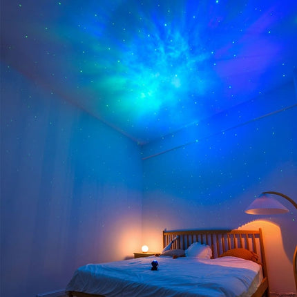 Sort astronaut stjernehimmel LED projektor