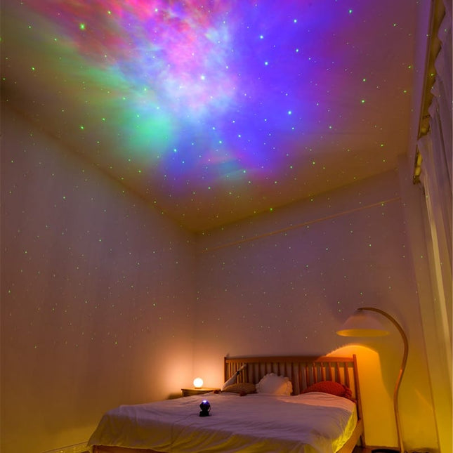 Sort astronaut stjernehimmel LED projektor