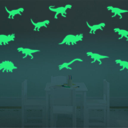 Selvlysende dinosaur wallstickers til loft