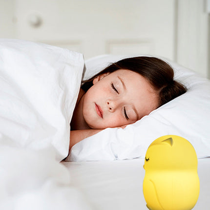 Genopladelig ugle natlampe med fjernbetjening