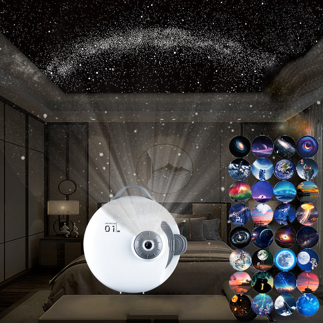 Planetarium projektor med Bluetooth musik