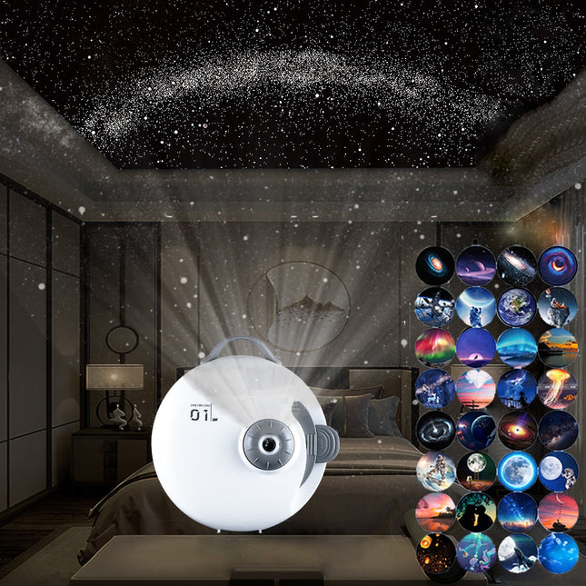 Planetarium projektor med Bluetooth musik