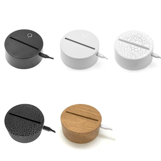 3D LED sengelampe med heste illusion