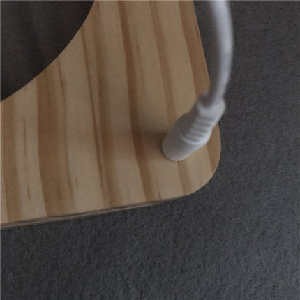 Hest sengelampe i træ design