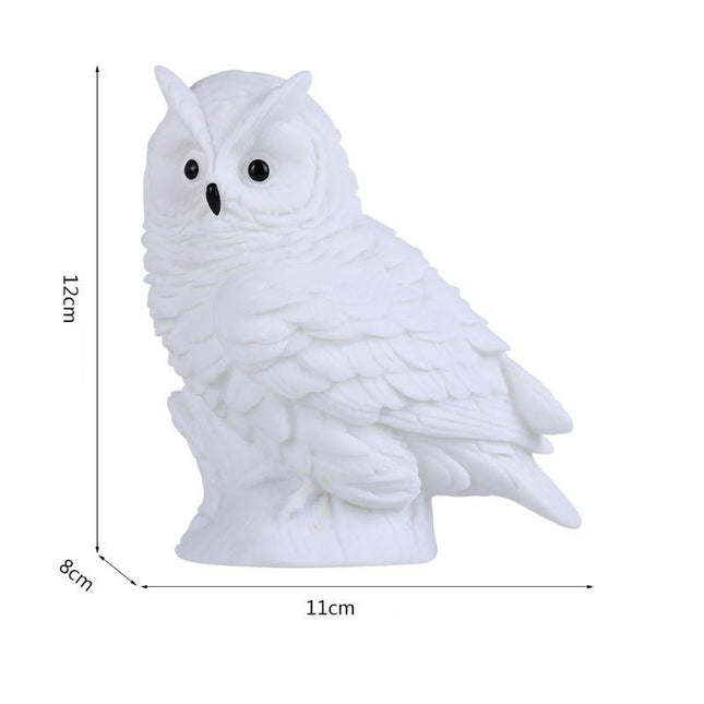 Ugle natlampe i silikone til sengebord