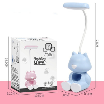 Genopladelig kat LED læselampe til børn