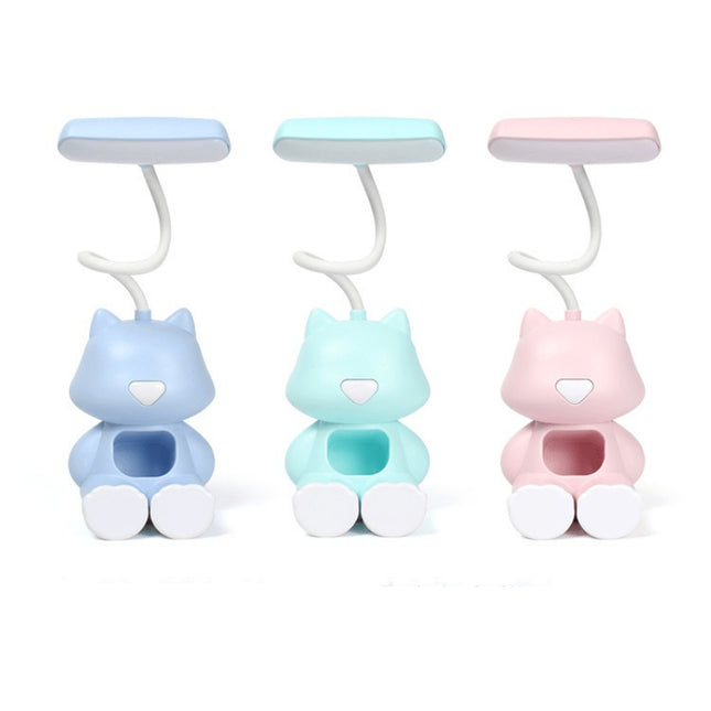 Genopladelig kat LED læselampe til børn