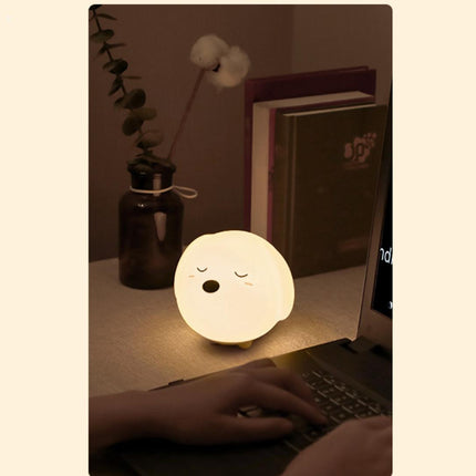 Hyggelig hundehvalp natlampe til børn