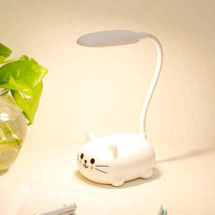 Sød katte bordlampe til børneværelset