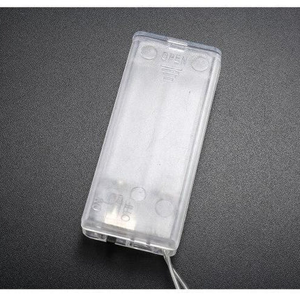 Dekorativ lyskæde med hvide stjerner