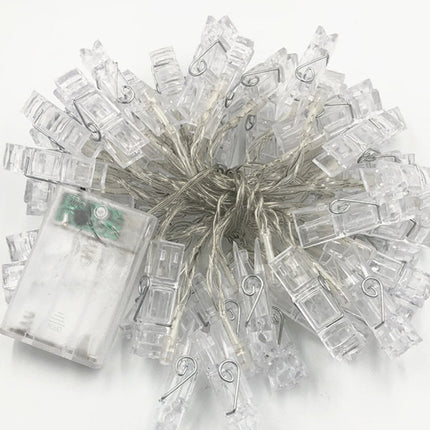 LED lyskæde med klemmer til billeder