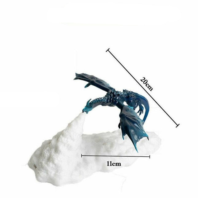 3D printet drage lampe med ild