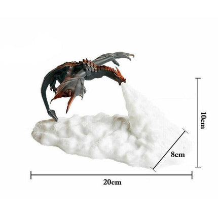3D printet drage lampe med ild