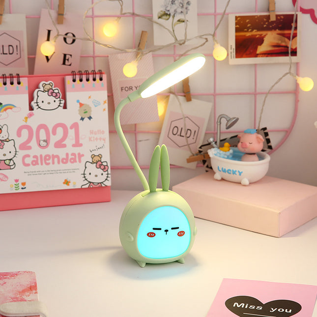 Justerbar kanin skrivebordslampe til børn