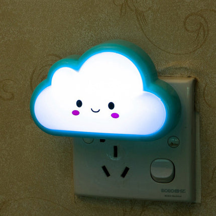 Sød sky LED natlampe til børn