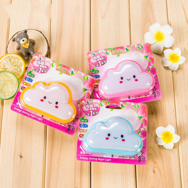 Sød sky LED natlampe til børn