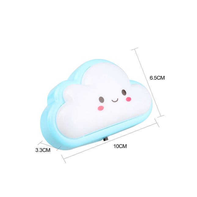 Sød sky LED natlampe til børn