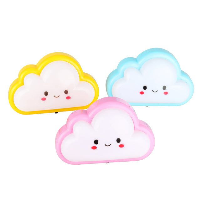 Sød sky LED natlampe til børn