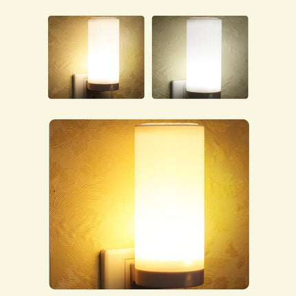 Dæmpbar LED natlampe med fjernbetjening