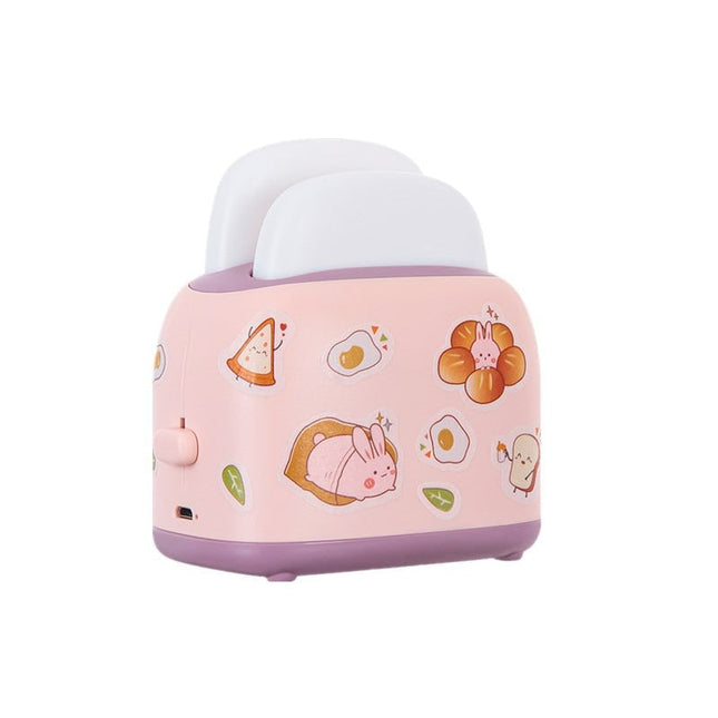 Genopladelig LED natlampe som brødrister