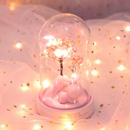 Dekorativ LED lampe med hjort